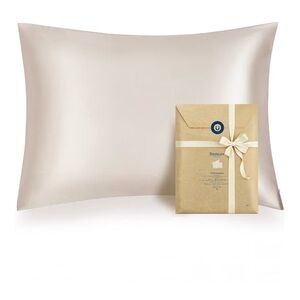 Bedsure Satin Pillowcase in Cream x2 (A142)